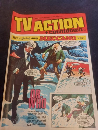 TV ACTION + COUNTDOWN Comic 30 SEPTEMBER 1972 #85 Dr Who Persuaders Hawaii 5-0