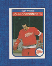 1982-83 OPC O-pee-chee Hockey # 92 John Ogrodnick