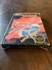 Joust Nintendo Entertainment System CIB Box Game Manual Styrofoam Dust Cover NES