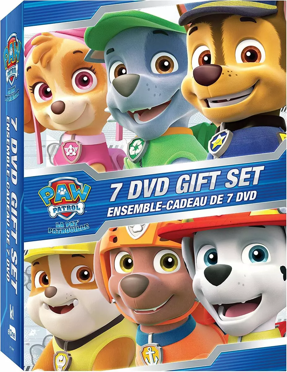 Paw Patrol TV Series Complete NEW 7-DISC DVD COLLECTION SET (Bilingual)