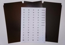 12" Album LP dividers black vinyl pack of 10