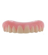 Instant Smile TOP Teeth SMALL W 4 EX PGK BEADS Veneers Fake Photo NOVELTY new
