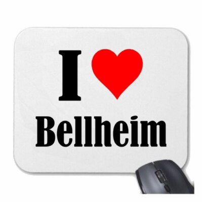 MOUSEPAD Mauspad I Love Bellheim Ich Liebe Bellheim