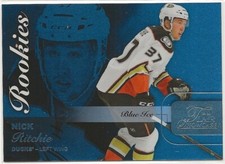 2015-16 Fleer Showcase Flair Blue Ice Rookie #53 Nick Ritchie 138/199 Anaheim