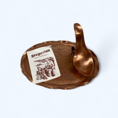 Vintage Gregorian Solid Copper Pipe Rest