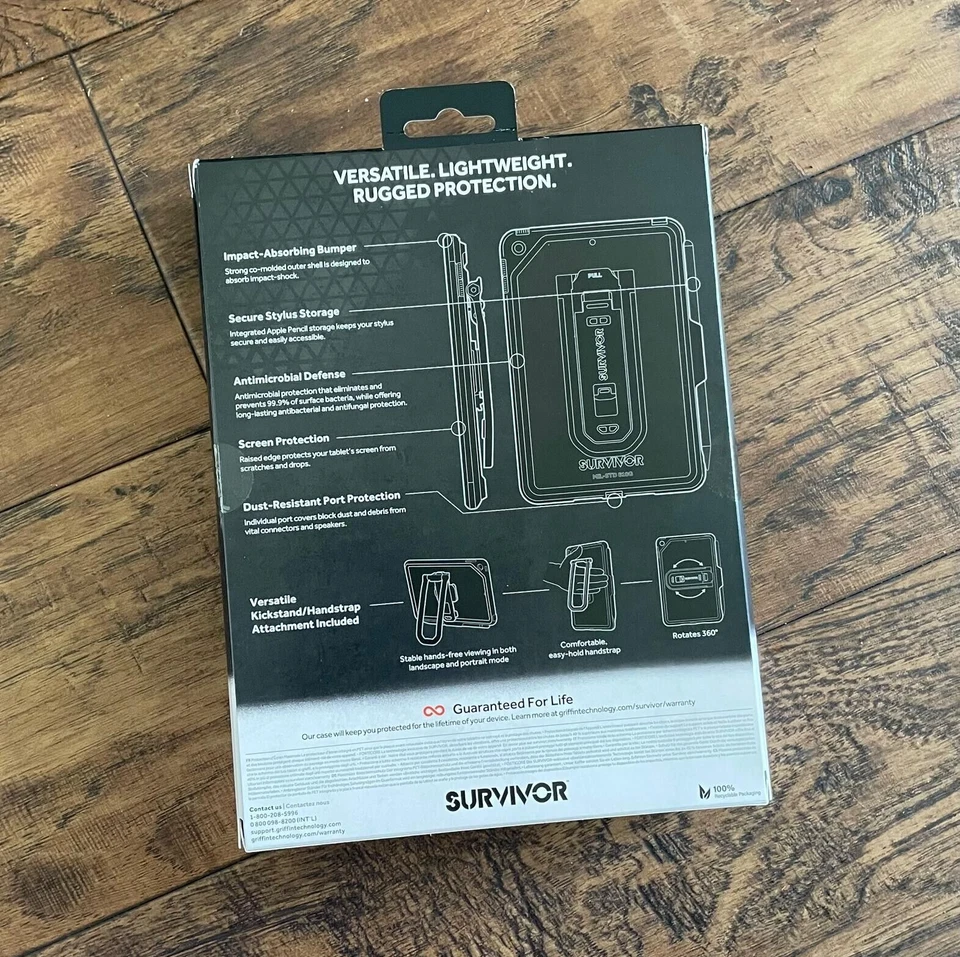 GRIFFIN iPad (Mini 5th/4th) Gen Generation 7.9" Case Kids Shockproof Stand Cover - Image 2 of 4