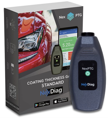 Misuratore Spessore Vernice NexPTG Standard - Wireless, Per Auto, Con App, Rileva Acciaio E Alluminio