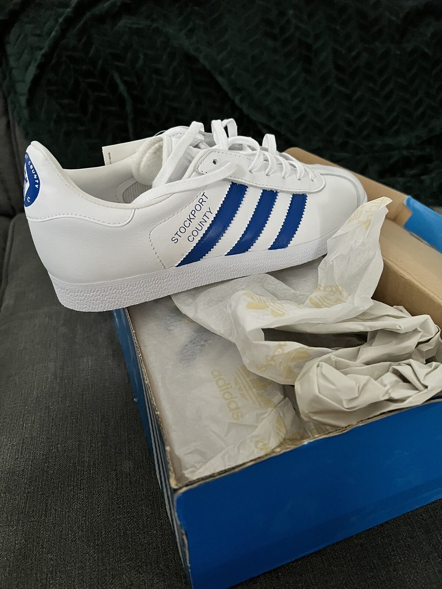 Stockport County Adidas Custom Trainers Size Brand New UK