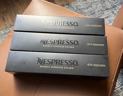 NESPRESSO Vertuo Double Espresso Chiaro, Medium Roast Espresso Coffee, 30-Count