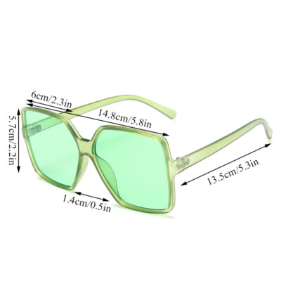 MenWomen Sunglasses Designer Oversized Square Large Design  display picture 3