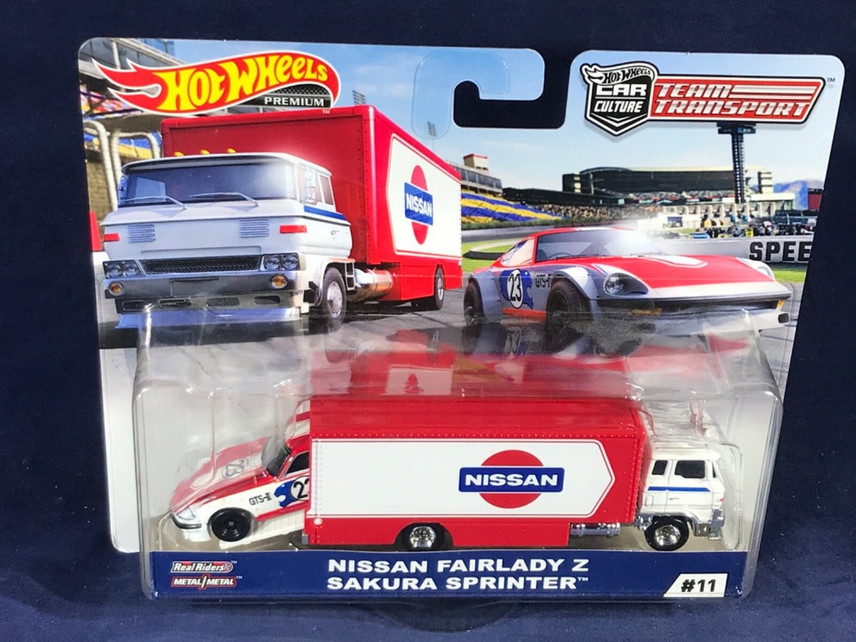 D4-88 HOT WHEELS PREMIUM TEAM TRANSPORT - NISSAN FAIRLADY Z SAKURA