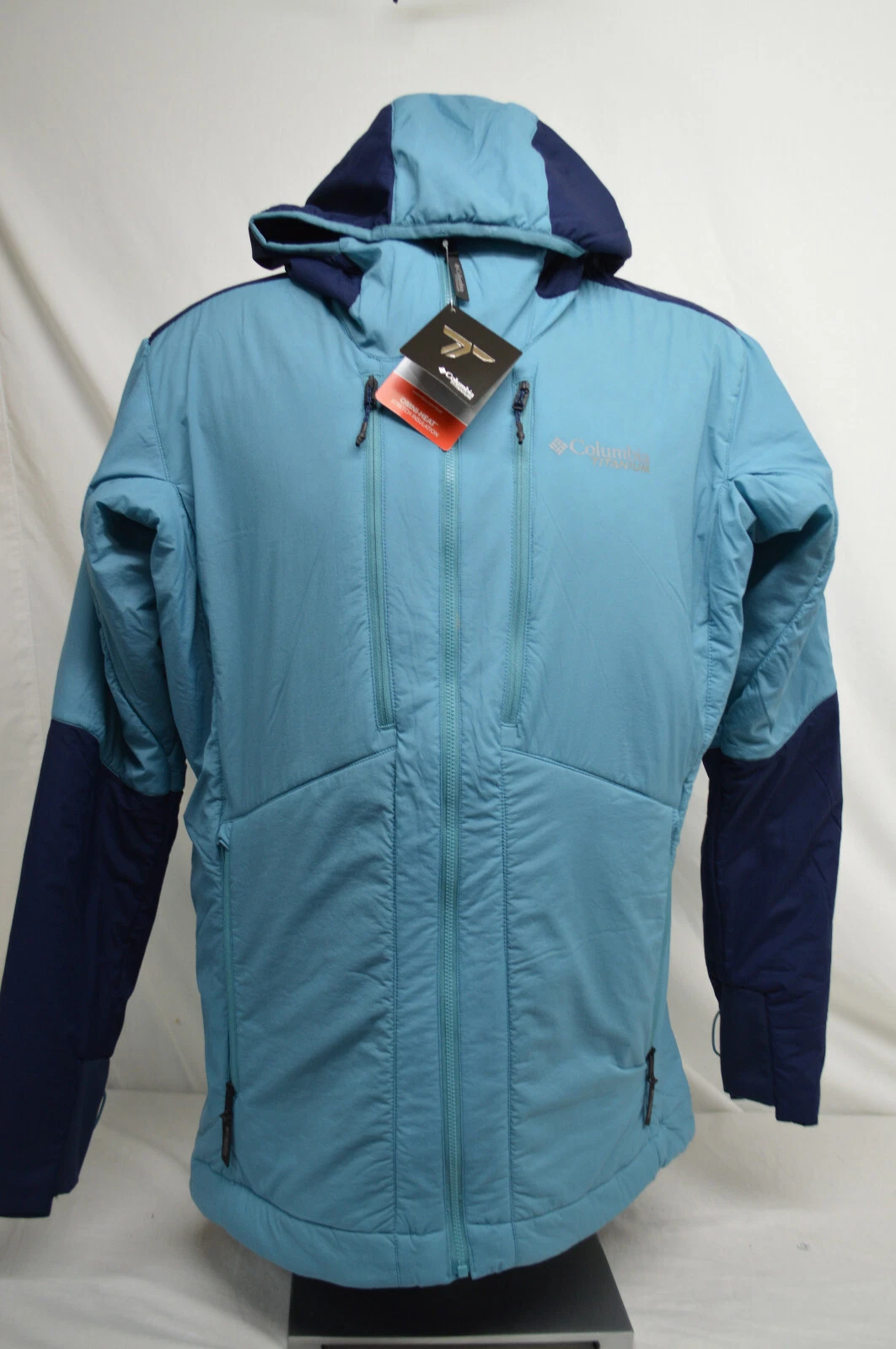 NEW Columbia Titanium MEN'S Omni-Heat Stretch Insulation Peak Pursuit Jacket 2XL