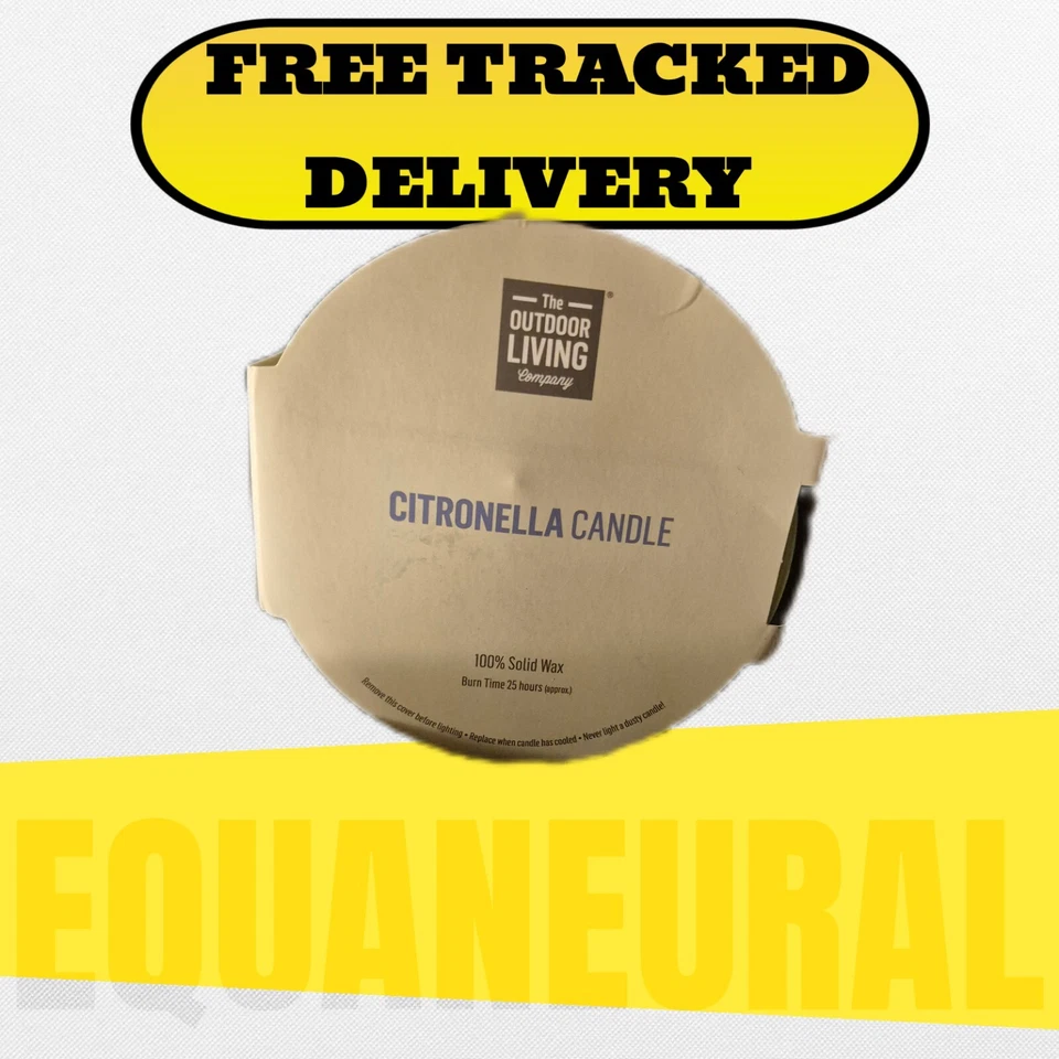 Citronella 25 Hour Reusable Candle New The Outdoor Living Company Royal Mail 24 - Image 2 of 4