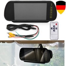7 Zoll Rückspiegel Farb Monitor Für Rückfahrkamera Einparkkameras LKW PKW DE