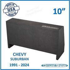 Chevy Suburban 1991-2024 10" Triple Sub Box 3 10" Subwoofer Enclosure