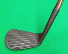 Hickory Wood Shaft Golf Club DEEP GROOVE Dedstop MASHIE NIBLIC Accurate C92 PM40