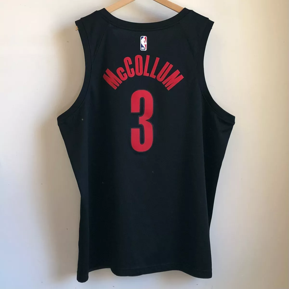 Nike Portland Blazers #3 Cj McCollum Swingman Jersey - S – Jak of