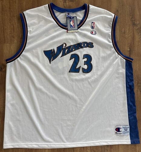 Champion Washington Wizards NBA Basketball Michael Jordan #23 Trikot Gr. 52 Neu mit Etikett!