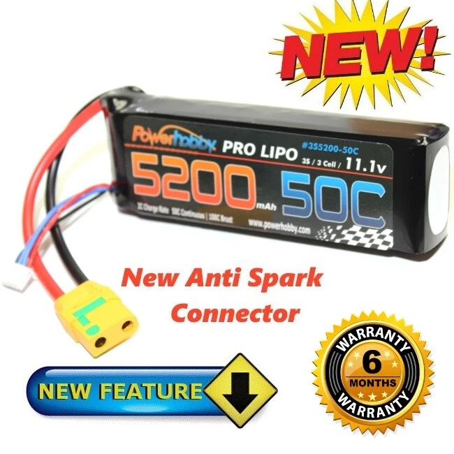 Powerhobby 3s 11.1 cheap v 5200mah 50c