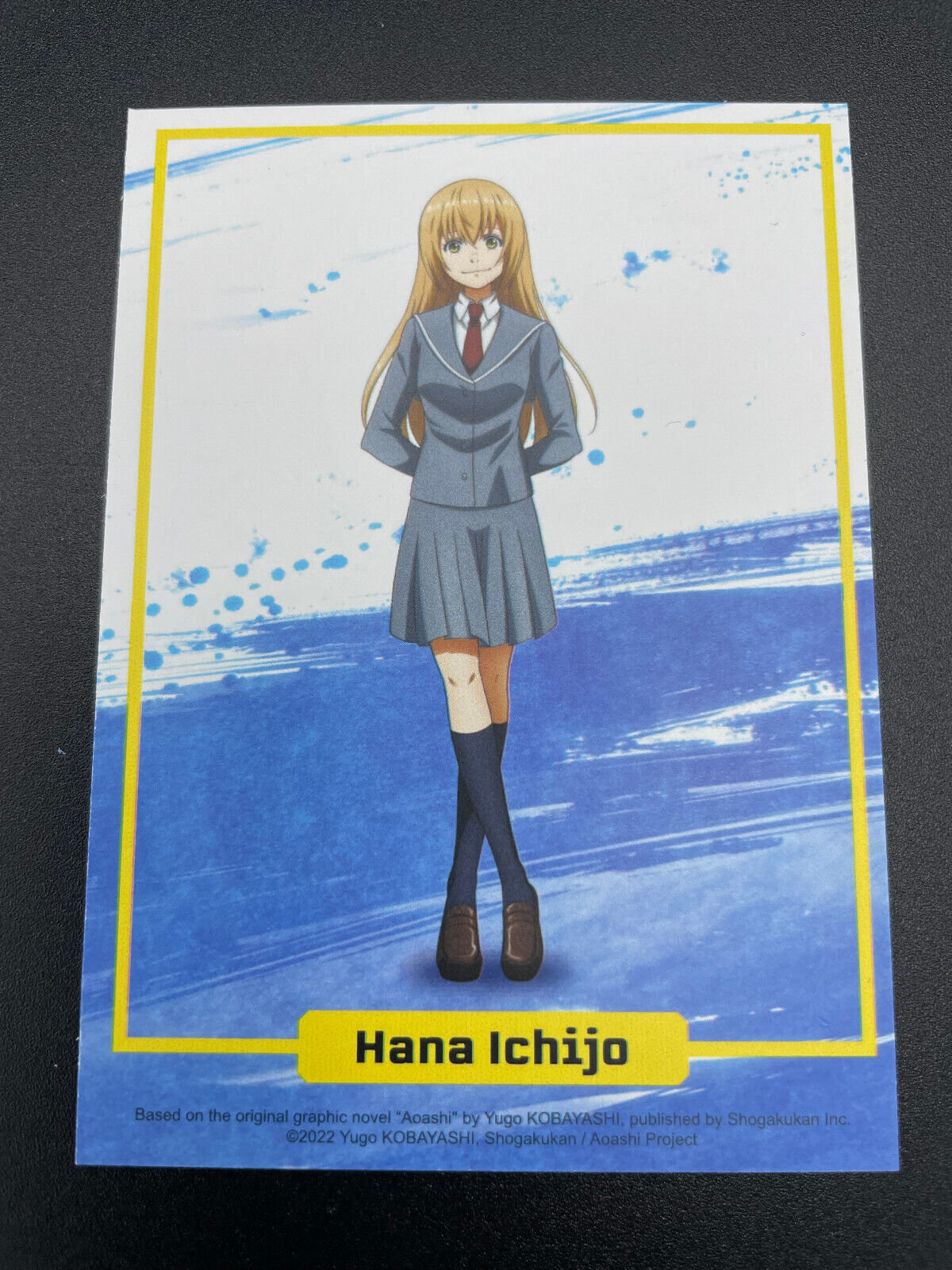 Ao Ashi Character Trading Cards, Set Of 4. Anime. Crunchyroll