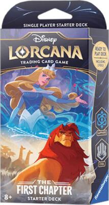 The First Chapter Sealed Starter Deck - Sapphire & Steel Disney Lorcana TCG
