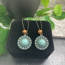 2.5  Bronze-tone Earring Set Bohemian Retro Drop Dangle New Free Ship A1185