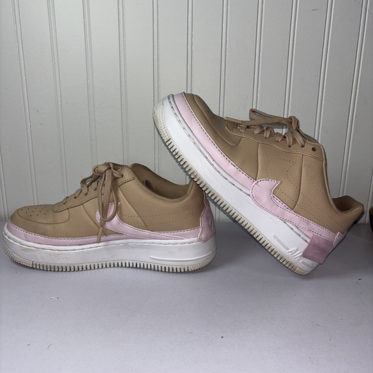 NIKE Air Force AF1 Jester XX AO1220-202 Bio Beige Pink Sneakers
