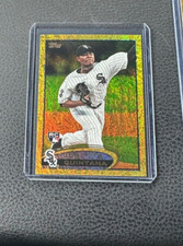 2012 Topps Update Jose Quintana Rookie Gold Sparkle Parallel SP #US257