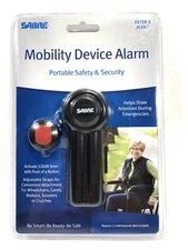 SABRE Mobility Device Alarm with LOUD 120 dB Emergency Panic Button NEW Sealed