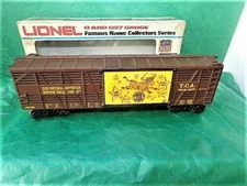 Vintage O27 Lionel 7812 Brown TCAHouston Stock Car 23rdNational Convention mr117