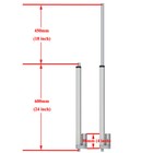 2 Set 18" Linear Actuator 330lbs 1500N Electric Motor W/ Motor Controller Kit SJ — photo 3