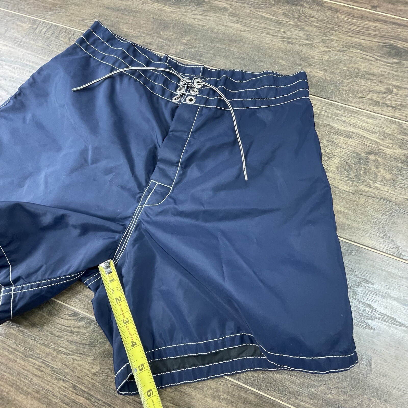 Birdwell Board Shorts Mens 29 Blue Nylon 5” Beach Britches Surf Swim