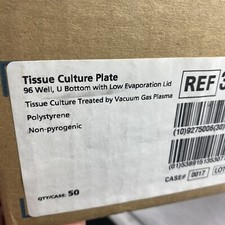 BOX OF 50 FALCON 353077 TISSUE CULTURE PLATE 96 WELL MICROPLATE U BOTTON 🎯