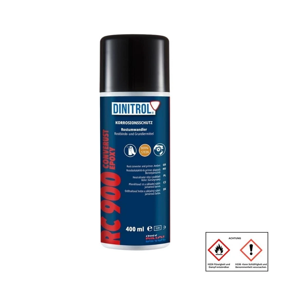 Dinitrol RC900 convertitore ruggine 400 ml antiruggine corrosione protezione metallo dinol