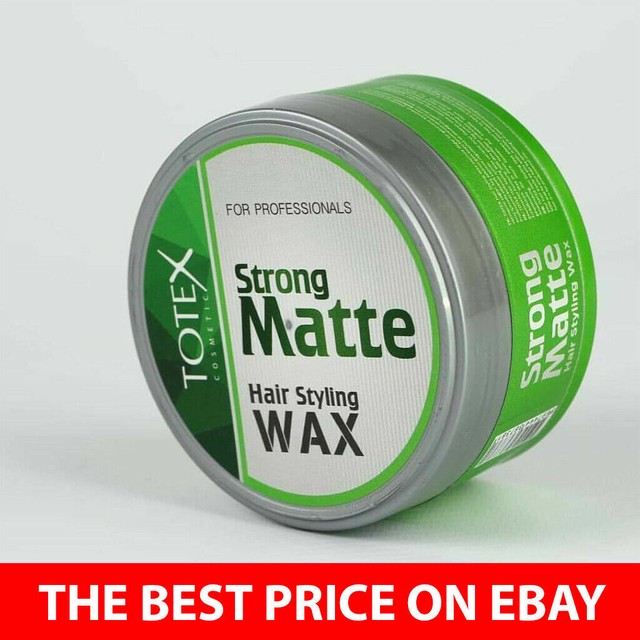 Totex Hair Styling Wax Strong Matte Formula Case Green 150ml 2 Pcs for