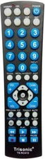 Trisonic 6 Way All in One Universal Remote Control Programmable Remote TV CD DVD