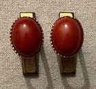 JASPER CABOCHON CUFF LINKS  - Gold-Toned Setting — photo 2