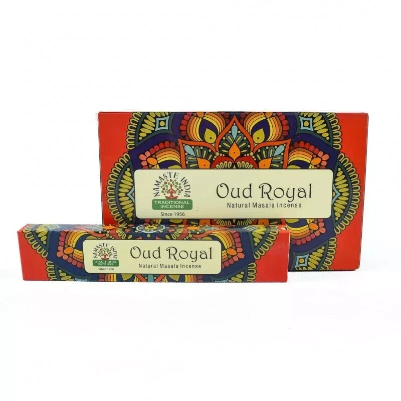 Namaste India Agarbatti Oud Royal Masala Fragrance Incense Sticks 15g X 12 Pack