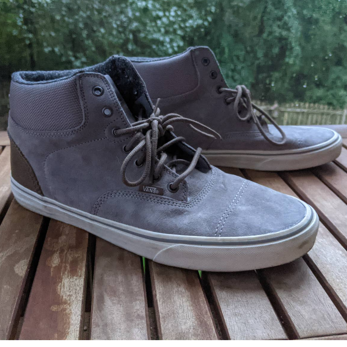 Vans Men's Era Hi Pig Suede and Nylon High-Top Skateboarding Shoe