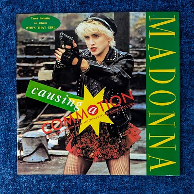 MADONNA Causing A Commotion ピクチャーレコード MADONNA CAUSING A COMMOTION 12'' VINYL PORTUGAL MAXI LP 1987 Who's