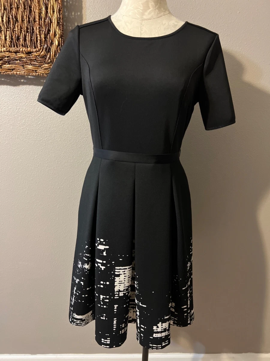 Elie tahari top a line dress