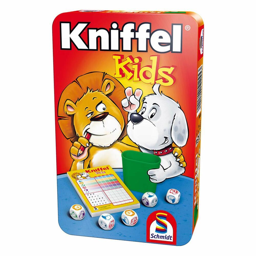 Thumbnail - Schmidt Spiele Kniffel Kids, Bring-mich-mit-spiel In Metalldose,