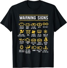 New Limited Warning Signs 101 Funny Car Mechanic Made In USA T-Shirt