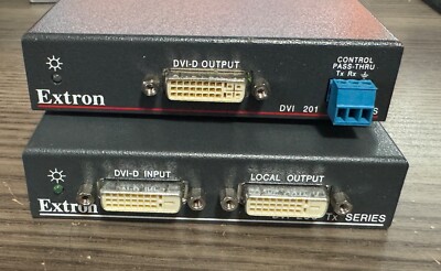 Extron DVI 201 Tx/Rx Twisted Pair Extender and Transmitter Set Excellent Used