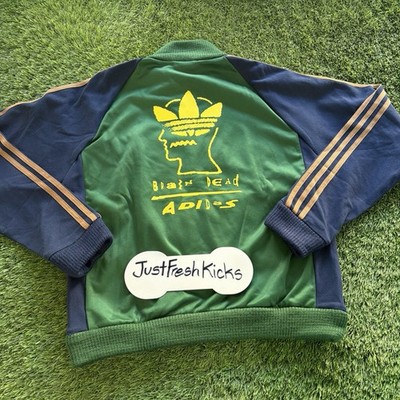Size M - Brain Dead x adidas Track Jacket Navy Green Multi AUTHENTIC SHIP NOW