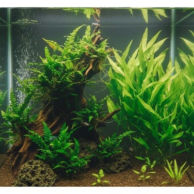 Amazon Sword & Java Fern Live Aquarium Plants | Freshwater Plants | eBay