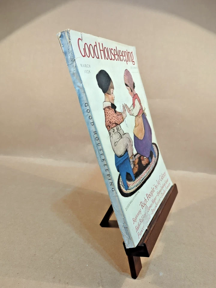 1928 March Good Housekeeping Magazine Jessie Wilcox Smith Nice Ads Very Good! — 第 2/4 张图片