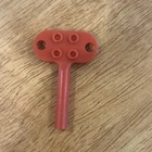 Lego Vintage Wind Up Motor Key Red 890 Smoke Free Home