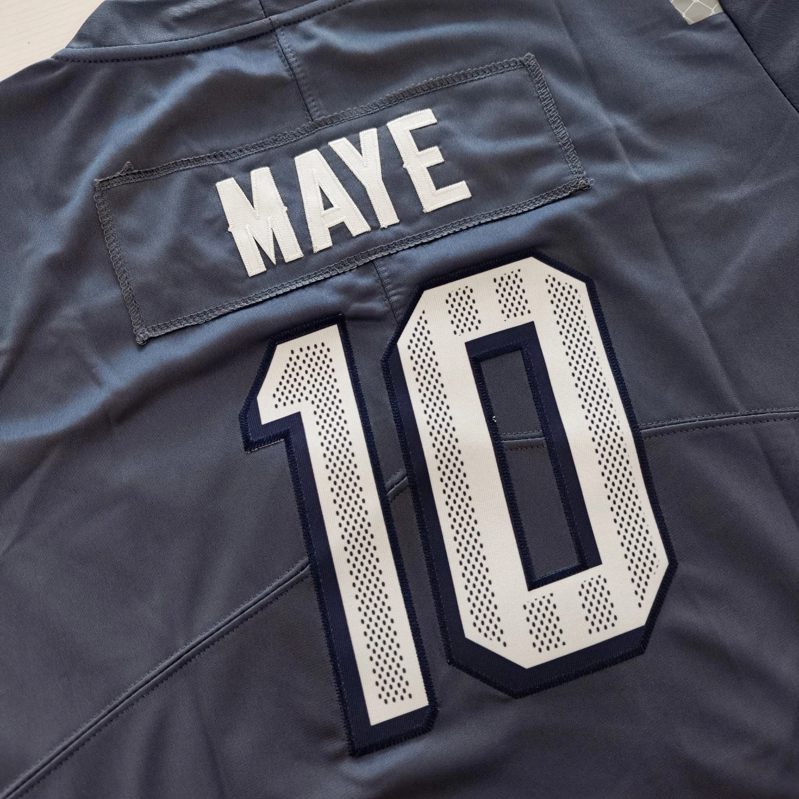 Drake Maye Patriotss 2025 F.U.S.E Rivalries Collection Jersey #10