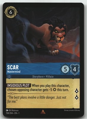 Scar - Mastermind Rare The First Chapter 158/204 NM